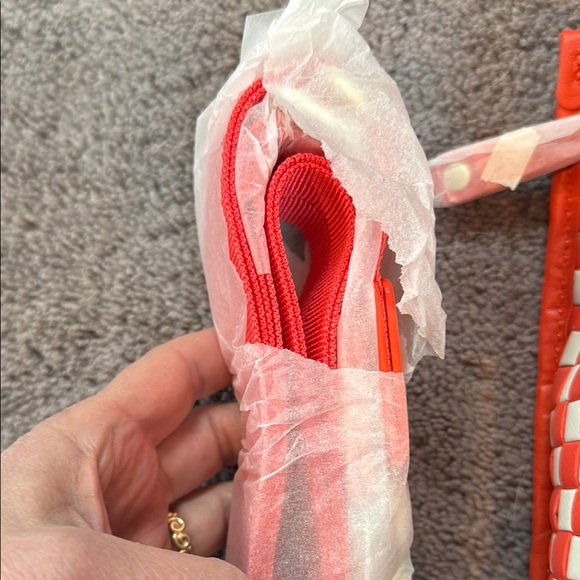 MZ Wallace Red Checkered Tote Bag - Picture 5 of 5